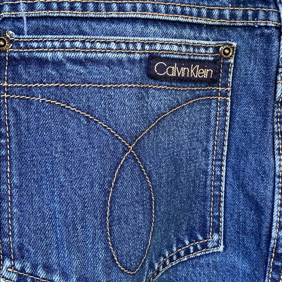 ❤️ Vtg Calvin Klein Jeans straight Brooke shields - Picture 3 of 10